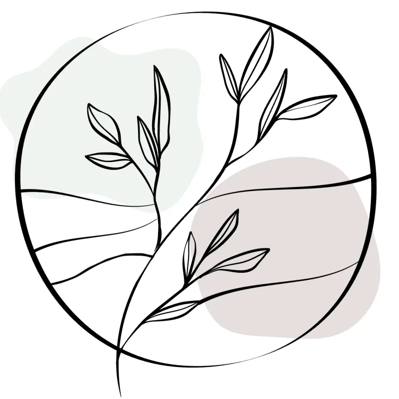 Green Thread Network botanical line-art logo graphic