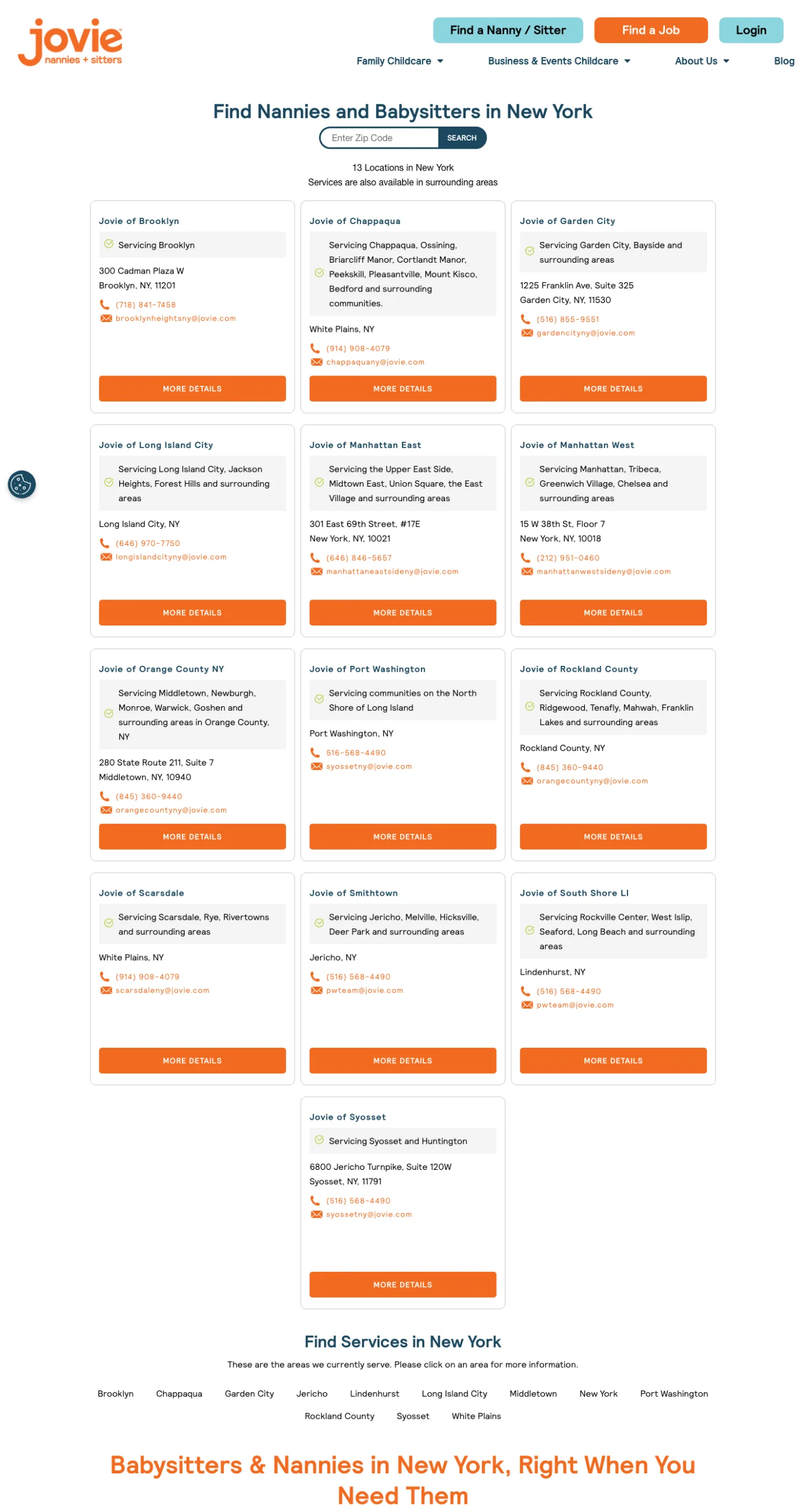 A Jovie state location directory on desktop