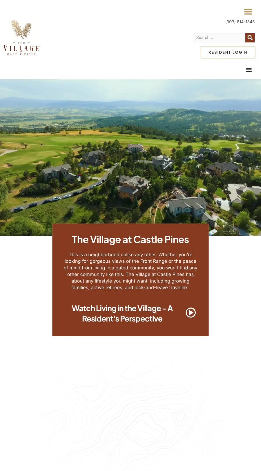 The same homepage rendered on a tablet